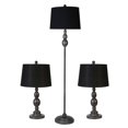 thumbnail image 1 of Sagebrook Home S/3 Lampes en Métal, Argent, 1 of 1