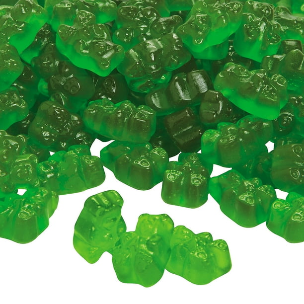 Green Gummy Bear (5Lb) Edibles 565 Pieces