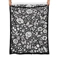 thumbnail image 2 of DIY Coloring Blanket for Adults & Kids, 50x60 Inch Flower Vine DIY Art Blanket with Marker Kit, Velvet Back Blanket, Perfect Birthday Craft Gift for Family, 2 of 6
