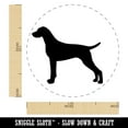 thumbnail image 2 of German Shorthaired Pointer Dog Solid Self-Inking Rubber Stamp Ink Stamper - Black Ink - Medium 1 Inch, 2 of 7