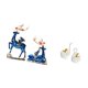 thumbnail image 5 of Elegante Colección De Esculturas De Resina De Renos Y Cisnes. Figuras De Arte Animal Para Chimenea, Mesa, Estantería O Entrada. Decoración Para Parejas., 5 of 8