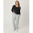 thumbnail image 5 of Women's Hanes® Originals Long Sleeve Tee Color: Ebony Size: MEDIUM, 5 of 7