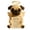 Brown & White, variant on Handmade Crochet Shih Tzu Angel Figurine – Emotional Support Keepsake with Halo & Wings, Memorial Gift for Pet Lovers (8cm Tall)