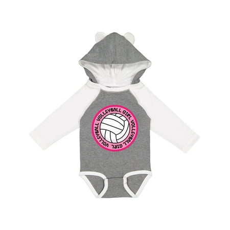 

Inktastic Volleyball Girl Gift Baby Girl Long Sleeve Bodysuit