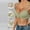 c01Green, variant on Women's Underwire Push Up Bikini Top Solid Color Backless Bras 2026 Large Bust Bathing Suit Tops Orange S