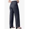 thumbnail image 3 of Roaman's Women's Plus Size Comfort Stretch Wide Leg Jean, 3 of 5