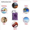 thumbnail image 6 of ZICANCN Microfiber Beach Towels, Stylish Purple Animal Stripes Quick Dry Bath Towels 27.5"x55" Inch Oversized for Adults Men Women, 6 of 9