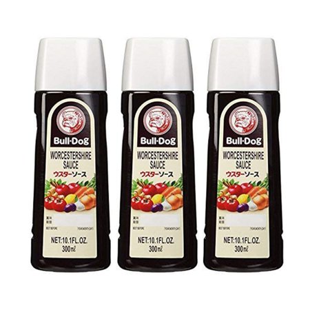 Bull-Dog Worcestershire Sauce  10.1 Fl Oz Each - Pack of 3