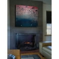 thumbnail image 4 of "Pink Sandy Beach" Painting Print on Brushed Aluminum, 4 of 5