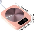 thumbnail image 3 of LEHOZIHEQ Coffee Mug Warmer, Smart Candle Warmer, Heating Plate Candle Wax Warmer, Electric Beverage Warmer Plate for Coffee,Tea,Water Milk and Cocoa, 3 of 6