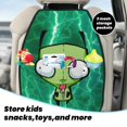 thumbnail image 5 of Alien Invader Zim 2 PCS Car Seat Protector Backseat Car Organizer Accessories Decor Adjustable Seat Back Protector Anti-kick Storage Mat For Universal Car, 5 of 9
