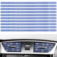 thumbnail image 1 of Muyoka 10 piezas de ajuste de salida de ventilación de coche para aire acondicionado de coche, diamantes de imitación ostentosos, tira de ajuste de salida de aire de coche, tiras de decoración de sali Muyoka Hogar, 1 of 7