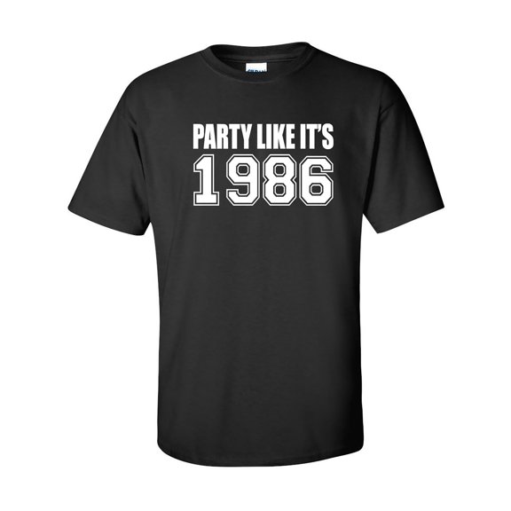 Party Like It's 1986 Adult Short Sleeve T-shirt