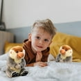 thumbnail image 4 of Simulation Proboscis Monkey Plush Toy Stuffed Animal Doll, 8.6 Inches Height From Table To Top Of Head, Soft Cute Gift Decoration For Kids And Girlfriends During The Holidays, 4 of 6