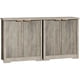 thumbnail image 2 of Buffet sideboard gabinete: moderno accent almacenamiento consola con fluted doors & adjustable estantes para dining room, sala de estar & hallway, 2 of 8