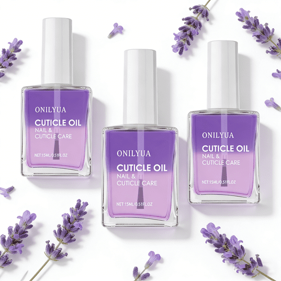 3 Pcs Cuticle Oil for Nails, Hydrating, Moisturizing, Scented Nail Oil Cuticle Care,Natural Smells for Women and Men Dry Damaged Thin Nails