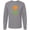 Athletic Heather, variant on Inktastic Happy Fall Y'all, Pumpkin, Arrow, Fall, Autumn Long Sleeve T-Shirt