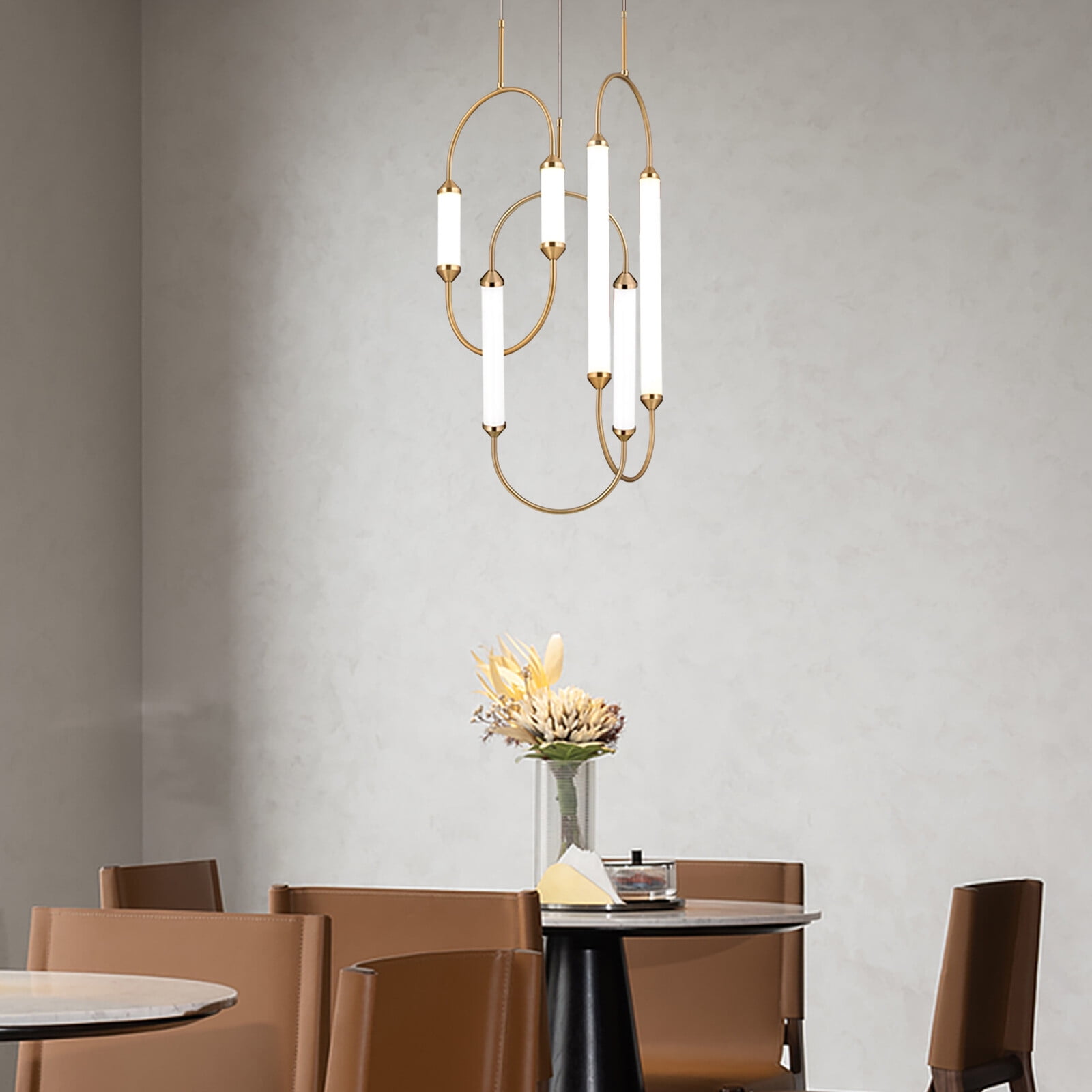Elegant Ceiling Light Fixture - Iron & Acrylic Construction, 110-220V Voltage, Soft White Glow for Bedroom/Hallway