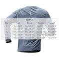 thumbnail image 2 of Kosheko Men's Quick-Dry Athletic Base Tee Back Breath Mesh Raglan Crew Neck Long Sleeves for Long Distance Running Training Blue XXL, 2 of 4