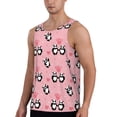 thumbnail image 2 of KLL Valentine'S Day Panda Print Men's Muscle Gym Workout Stringer Tank Tops Bodybuilding Fitness T-Shirts Tank Tops Men-X-Large, 2 of 7