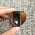thumbnail image 2 of Sunxin Decorative Stones Crystal Natural Heart Shaped Polished Heart Shaped Gem Rose Quartz Amethyst All Kinds of Healing Crystal Palm Love Gem Set Bulk Energy Balance Meditation 18Mm, 2 of 5