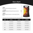 thumbnail image 6 of Lsque Tennis Ball On Fire And Water Printed Workout Tank Tops for Women, Athletic Sports Tank Tops, Compression Sleeveless Dry Fit Shirts,Sleeveless Yoga Shirt-Medium, 6 of 9