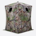 thumbnail image 4 of Barronett Blockout 300 Pop Up 3 Person Hunting Ground Blind Tent, Backwoods Camo, 4 of 12