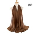 thumbnail image 2 of Scarf for Women Plain Bubble Chiffon Scarves Hijab Wrap Printe Shawls Headband Hijabs Bandanas, 2 of 2