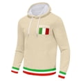 thumbnail image 4 of CONZONE Mens Casual Hoodies Long Sleeve Pullover Hoodie for Men Italian Flag Graphic Hooded Sweatshirts With Pocket, 4 of 4