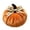 Orange, variant on MInHoues Light Blue Velvet Mini Faux Halloween Pumpkin Decoration with Plaid Bow, Soft Stuffed Fabric Pumpkin Ornament, Rustic Fall Halloween Thanksgiving Table Tiered Tray Accent Decor