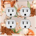 thumbnail image 1 of Metal Light Switch Plate Cover Cute Forest Animals Bunny Mouse Fox ANM013, 1 of 13