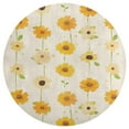 thumbnail image 3 of Floral Colorful Flower Round Rugs -Washable Non-Slip Small Round Area Rug Throw Soft Circle Rugs for Bedroom, Modern Print Indoor Carpet for Entryway Sofa Living Room, 3 of 6
