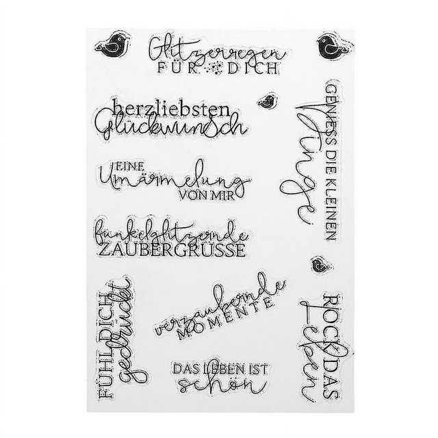 Silicone Clear Stamp, Cling Seal For Scrapbook Embossing Album