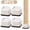 White, variant on Bed Risers, 2.0 Inch (5.1cm) Stackable Furniture Risers, Black, 4 Pack, Heavy Duty Non-Slip Bed Lifts for Bed, Sofa, Table, Washer