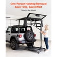 thumbnail image 2 of KFFKFF Hard Top Lift System, 220 lbs Capacity, Designed for Easy Removal and Storage, Adjustable Height for Jeep Wrangler Models YJ, TJ, JK, JL, 4XE, and Ford Bronco 4-Door & 6th Generation, 2 of 9