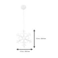 thumbnail image 4 of Shisuyan Christmas Theme Suction Cup Light Warm Color Plastic 3Pack 7.5X7.5X0.8In, 4 of 8