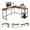 Rustic Brown, variant on UNICOO® L Shaped Computer Desk, Modern Corner Computer Desks with CPU Stand, L Shaped Game Table with Storage Shelves, Study Writing Desk(SYK-03-L-B) Black