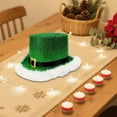 thumbnail image 6 of FVDPWYE Christmas Top Hat Comfortable Decor Elf Hat for Winter Cosplay Role Play Holiday Green, 6 of 8