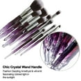 thumbnail image 4 of Makeup Brush Set, 10PCS Professional Synthetic Bristles Sparkling Makeup Brushes for Women & Girls-Purple, 4 of 6
