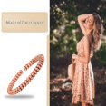 thumbnail image 2 of Wollet Non Magnetic Pure Copper Bracelet Copper Beads Design Bracelet red Copper Handmade Bracelet Anti Rheumatism Women Health Women's Jewelry, 2 of 7