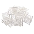 thumbnail image 4 of Peines de metal Gloria 20 piezas Diapositivas Peines Laterales Velo Sidecomb Plata, 4 of 9
