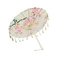 thumbnail image 5 of Wxqbjtam Chinese Oiled Paper Umbrella 32" Silk Cloth Umbrella for Wedding Music Festivals Style B, 5 of 9