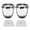Black/White, variant on LYD Ergonomic Dustproof Lab Face Shield Reusable Protective Full Face Cover with Adjustable Strap Filter Pads Washable Guard for Adults Grey White 2 Count