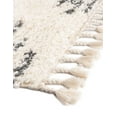 thumbnail image 4 of Unique Loom Serenity Shag Collection Area Rug - Walcott (2' x 8' Runner White/Gray), 4 of 10