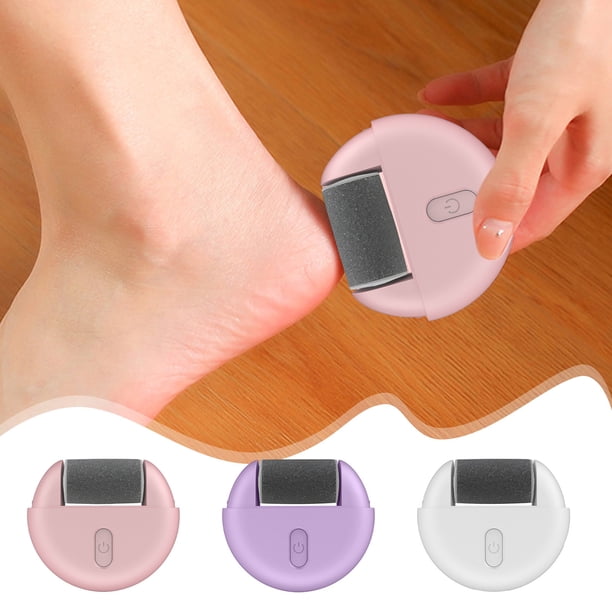 Ganfancp Removedor de Callos de Pies Portátil Recargable Lima de Pies Herramientas de Pedicura Ideal para Pieles Muertas Dos Engranajes de Ajuste Limpieza Suave No Daña La Piel Liquidación 1*Esmerila
