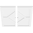 thumbnail image 2 of 20"OD x 1"ID x 7"C x 1"P Embry Architectural Grade PVC Contemporary Ceiling Medallion, Two Piece, 2 of 11