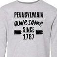 thumbnail image 4 of Inktastic Pennsylvania Awesome Since 1787 Long Sleeve Youth T-Shirt, 4 of 5