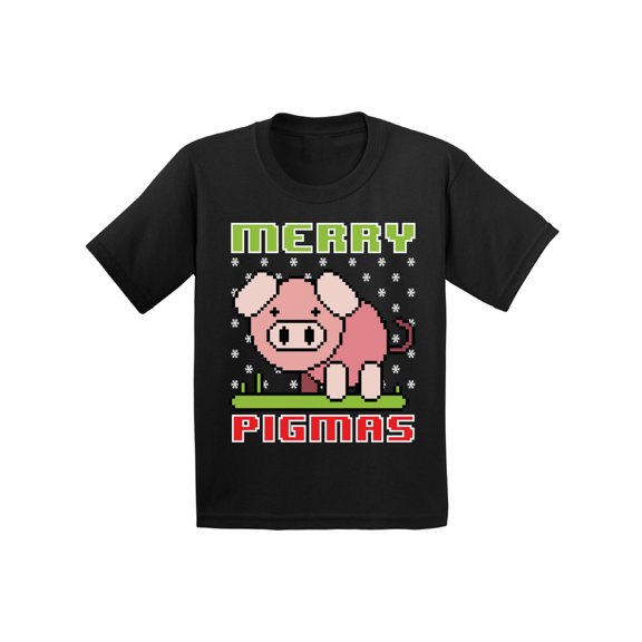 Awkward Styles Christmas T-Shirt for Baby Boys Girls Merry Pigmas Xmas Baby Shirt