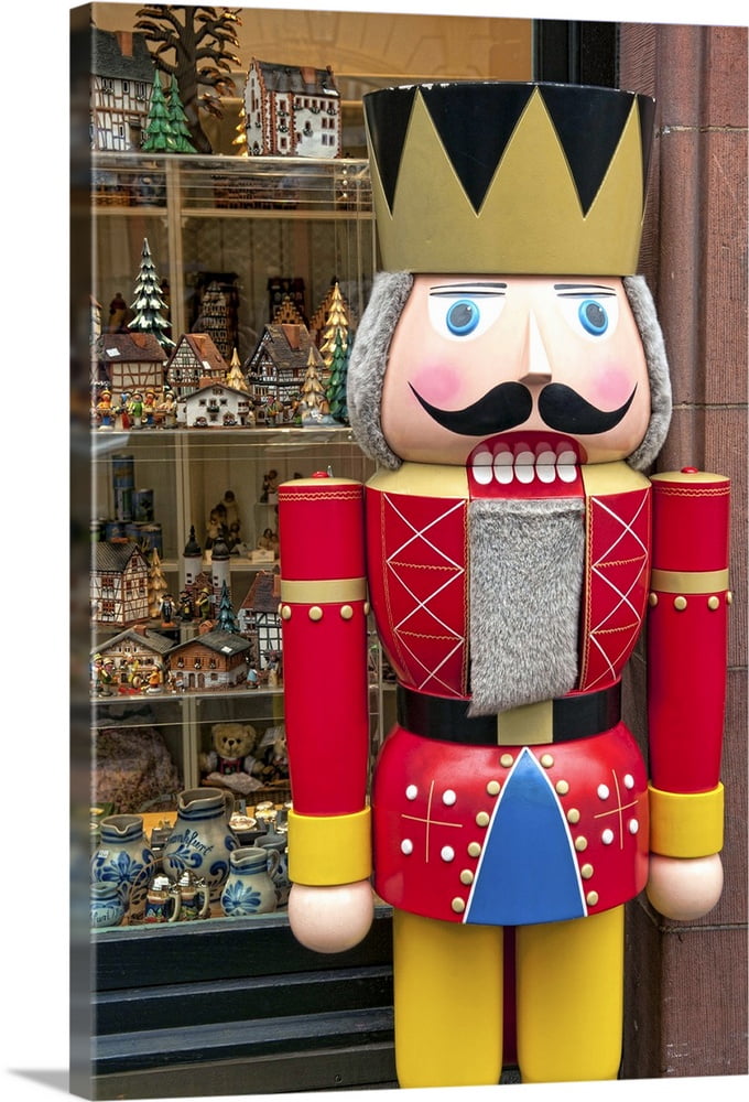Great BIG Canvas "Nutcracker outside store in Old Town, Frankfurt