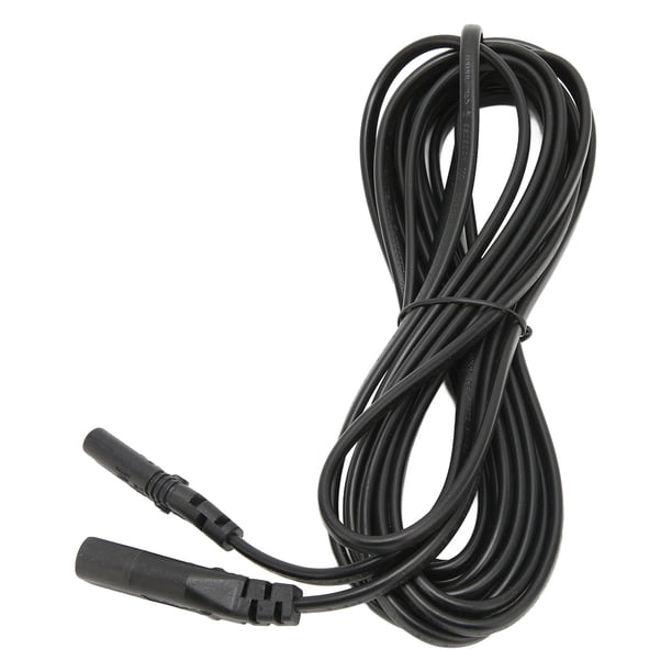 Cable de alimentación IEC320 C8 a IEC320 C7 cubierta de PVC Cable de extensión de adaptador retardante de llama impermeable resistente al desgaste para monitor LCD para altavoz